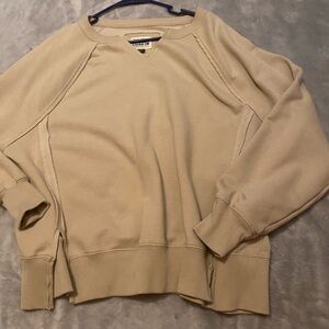 Women's American Eagle Beige Crewneck